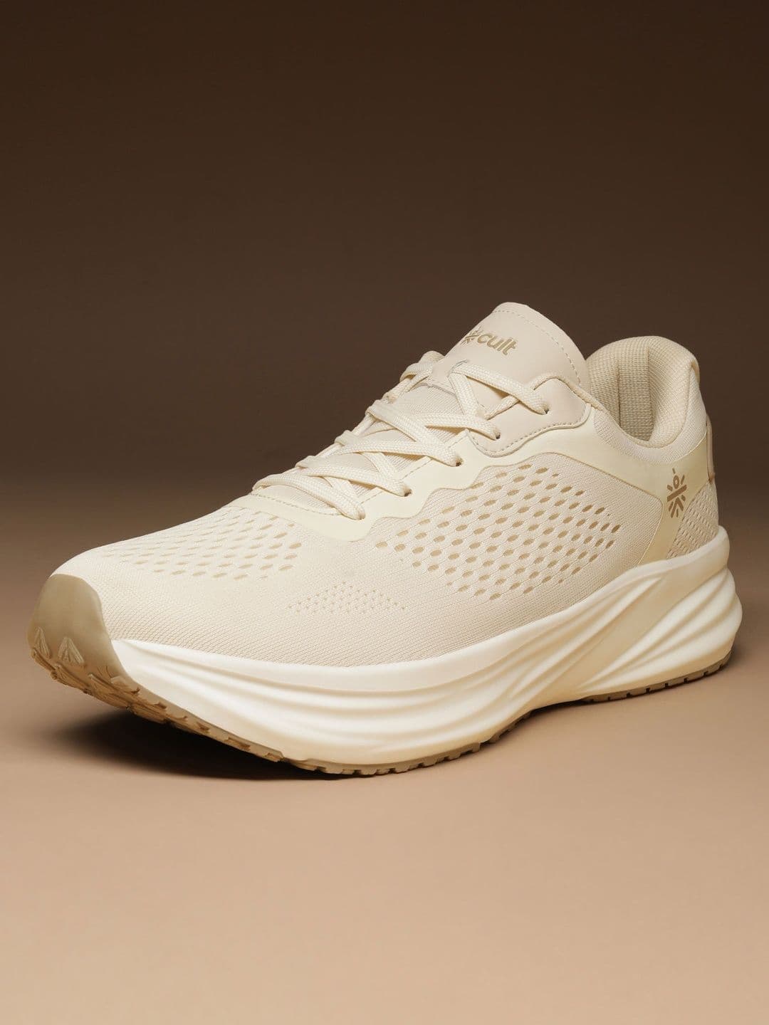 CULT Men's StridePro Running Shoes - Beige thumbnail 2