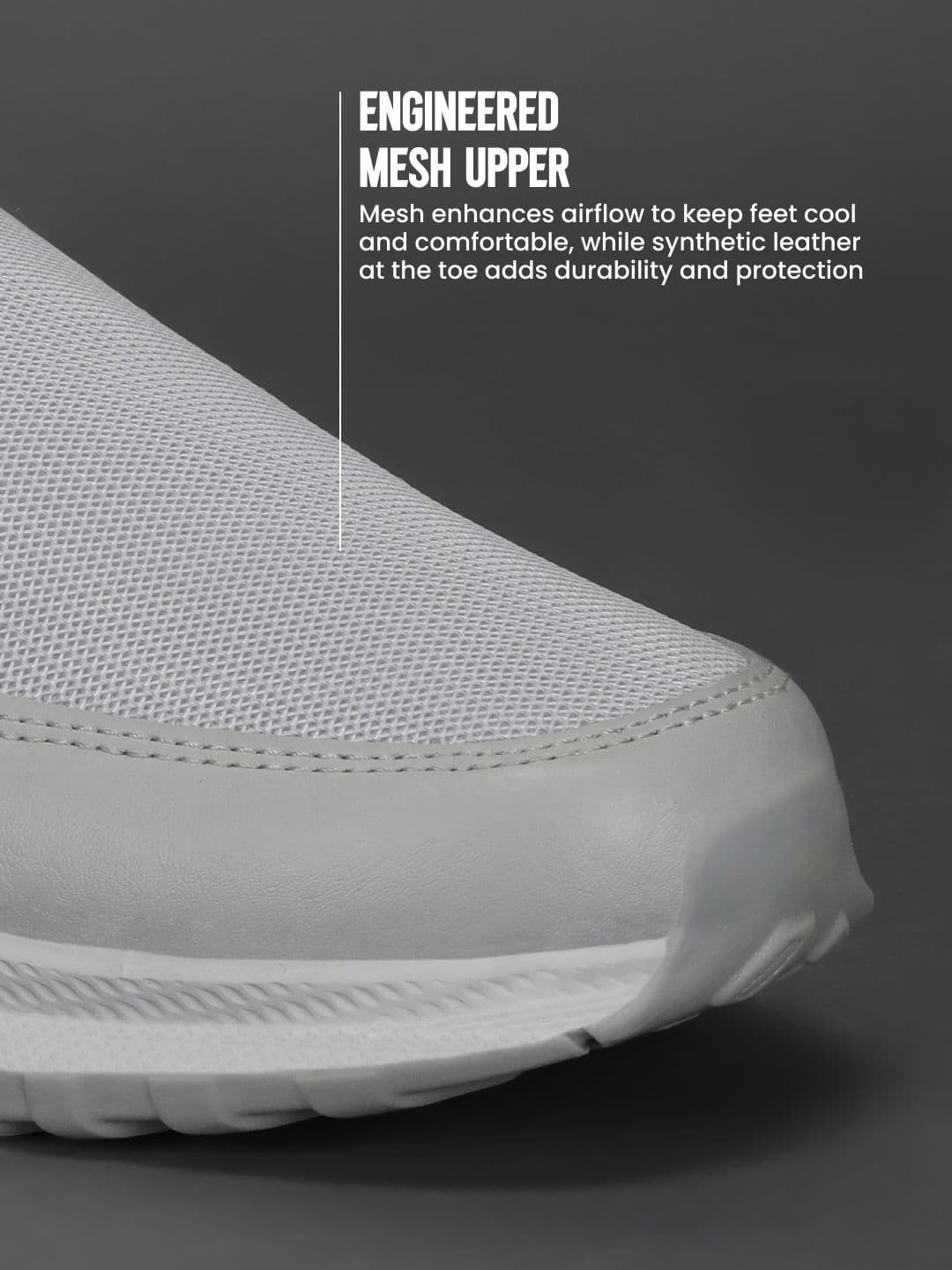 AVANT Men FlexiGlide Slip-On Walking Shoes - Grey thumbnail 2