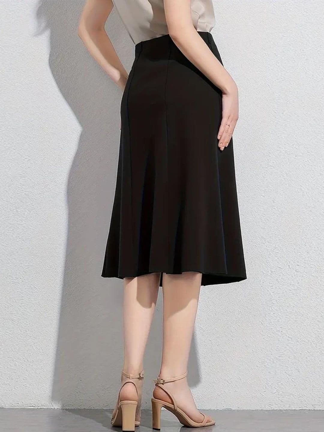 JINJIN FASHION Women Midi A-Line Skirt thumbnail 3