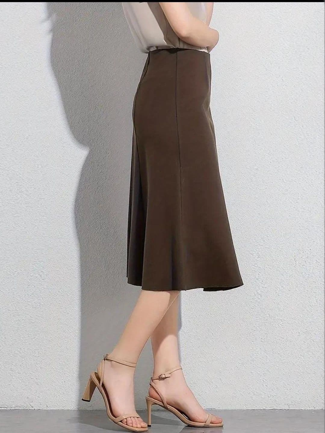 JINJIN FASHION Women Midi A-Line Skirt thumbnail 4