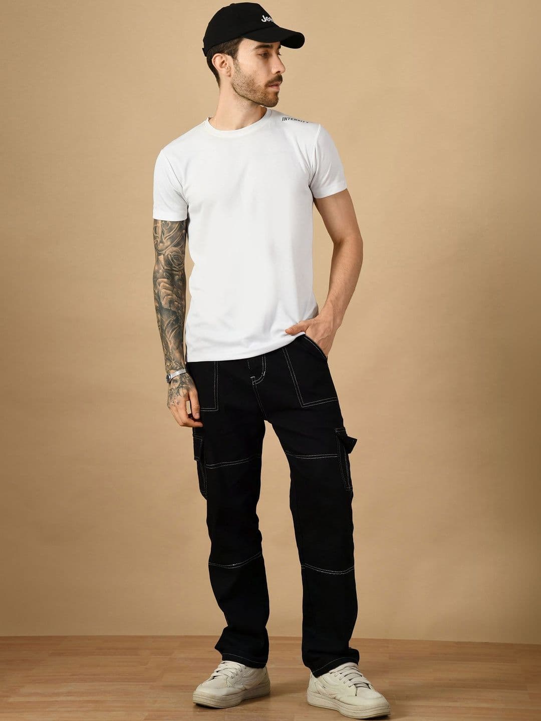 jeancherry Men Classic Regular Fit Mid-Rise Stretchable Jeans thumbnail 2
