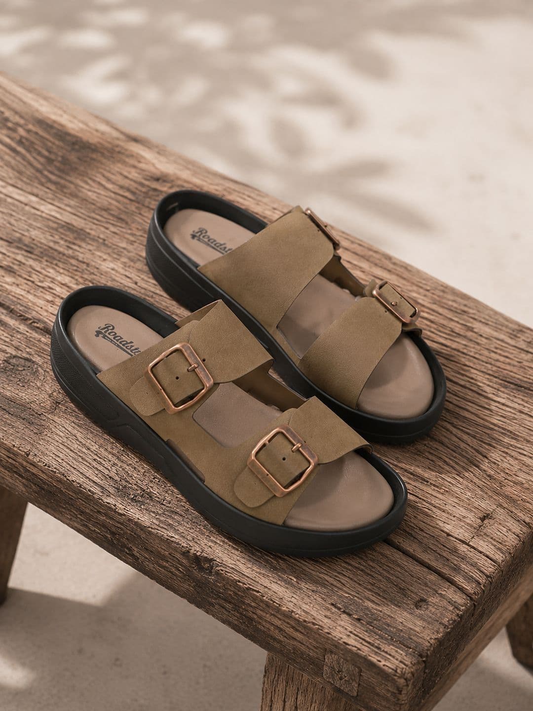 The Roadster Lifestyle Co Men PU Slip-On Comfort Sandals thumbnail 6
