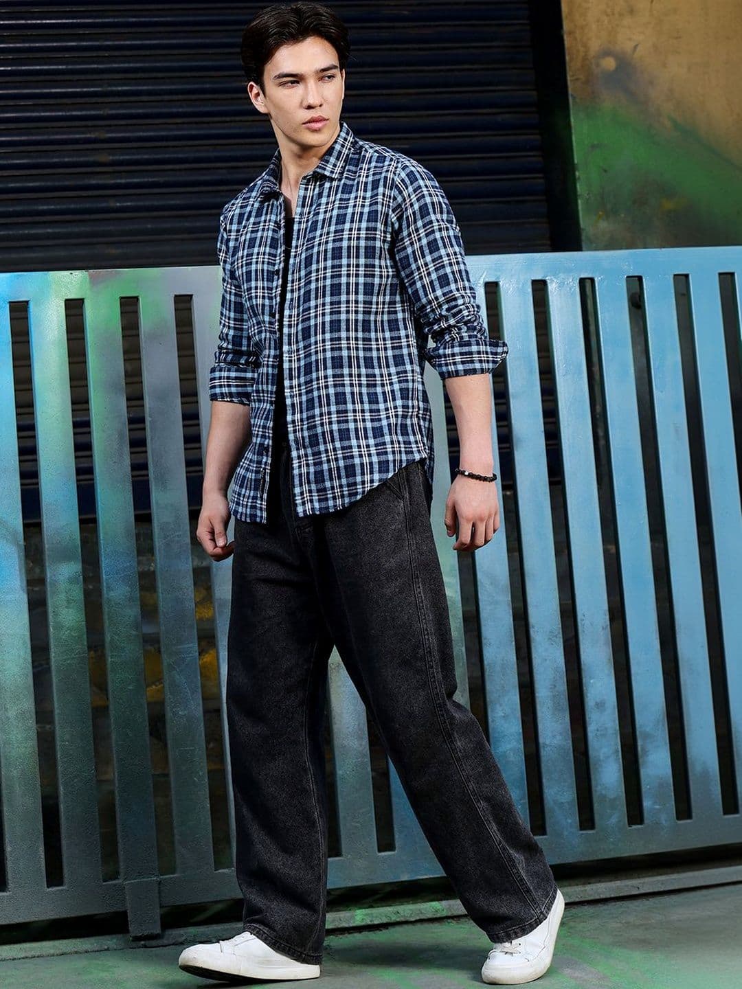 CAHOOT Men Gingham Checks Checked Casual Shirt thumbnail 7
