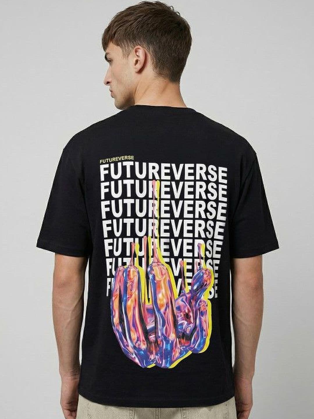 High Star Men Typography Printed T-shirt thumbnail 2