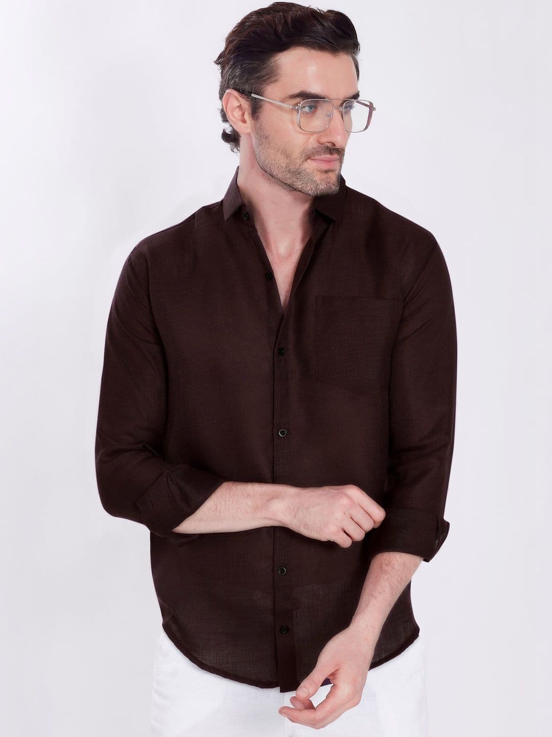 Mast & Harbour Men Slim Fit Casual Shirt thumbnail 3