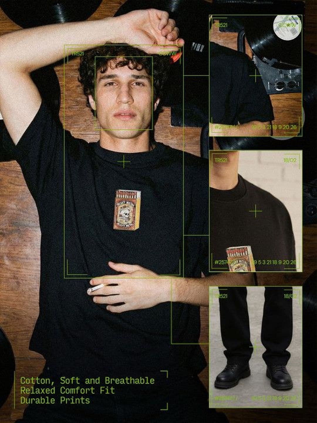 Hubberholme Men Graphic Printed Cotton T-shirt thumbnail 4