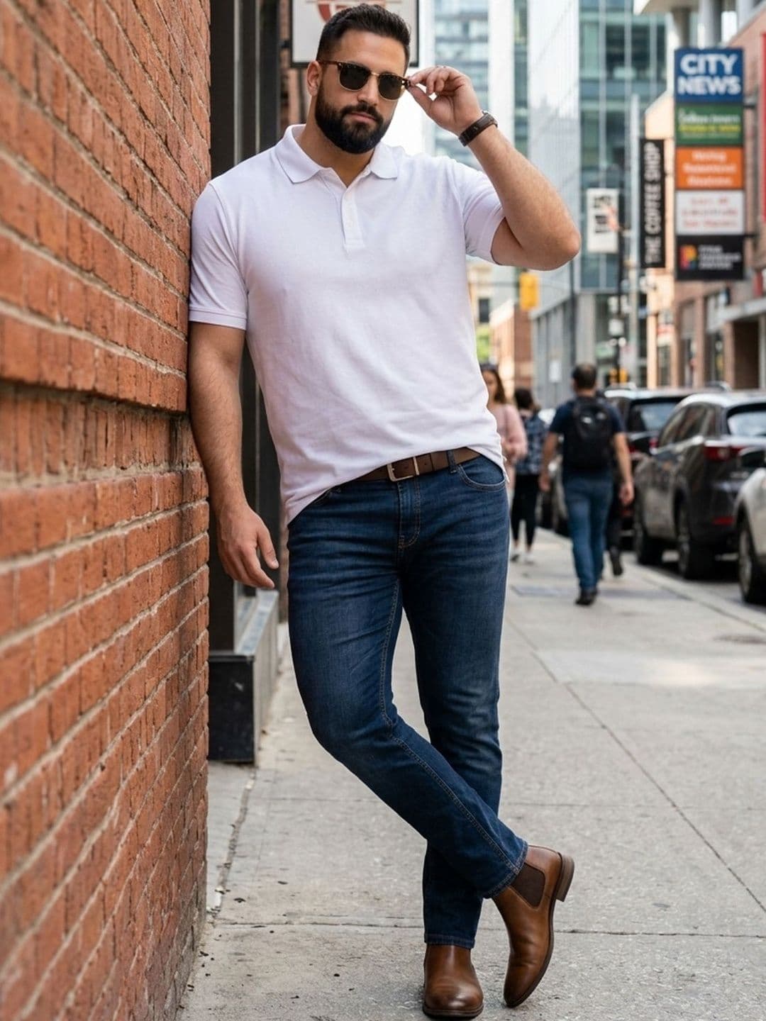 The Roadster Lifestyle Co. Polo Collar Oversized Tshirts thumbnail 5
