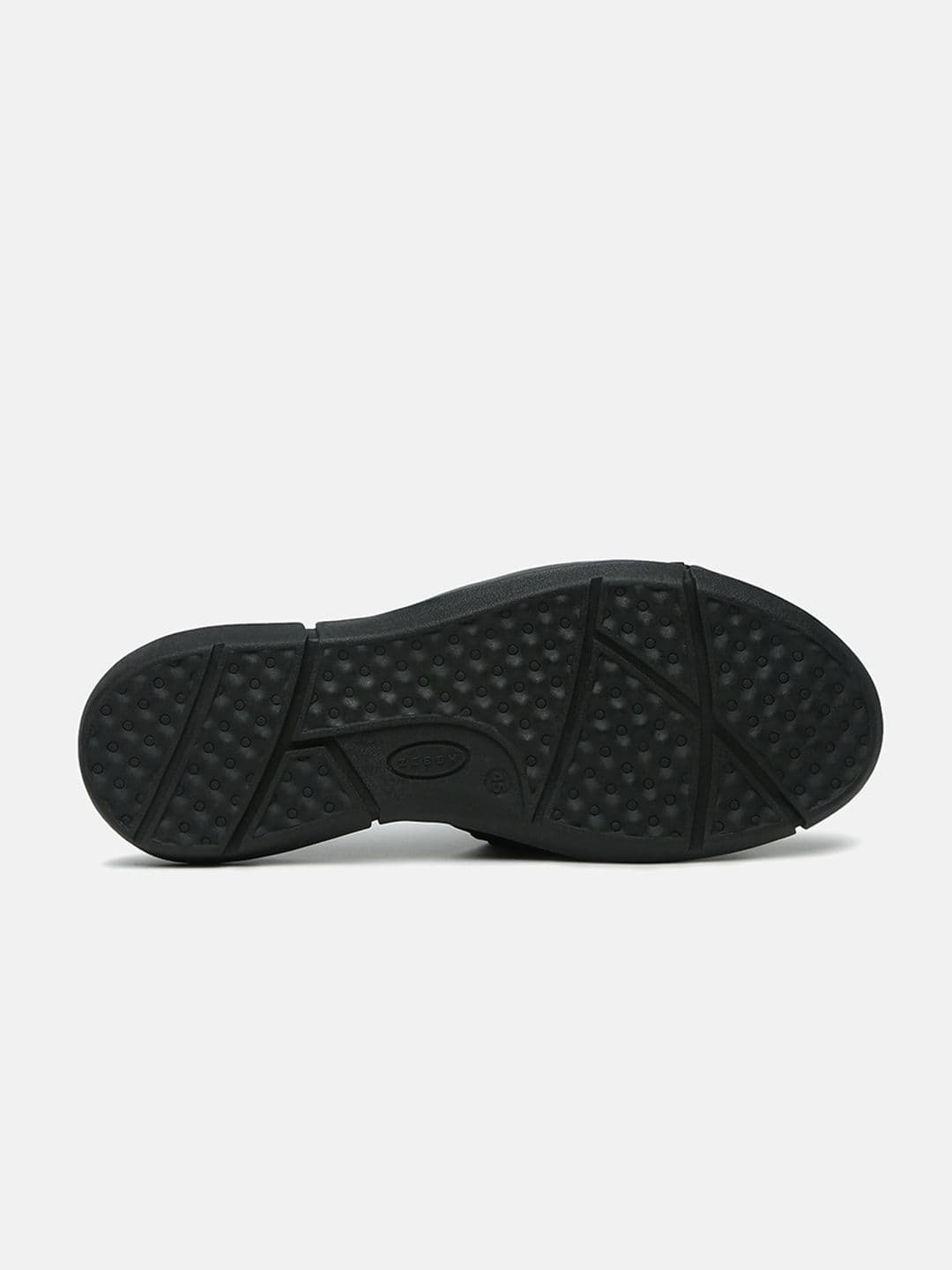 ZEESH Men Solid Forge Leather Sliders thumbnail 4