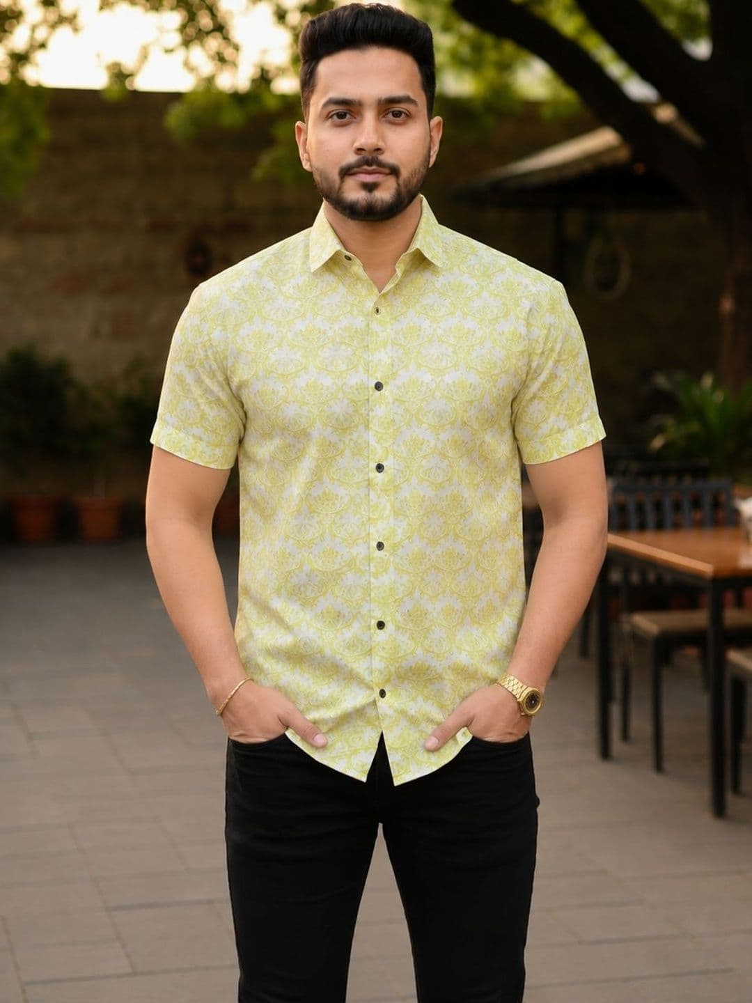 HERE&NOW Men Comfort Printed Casual Shirt thumbnail 3