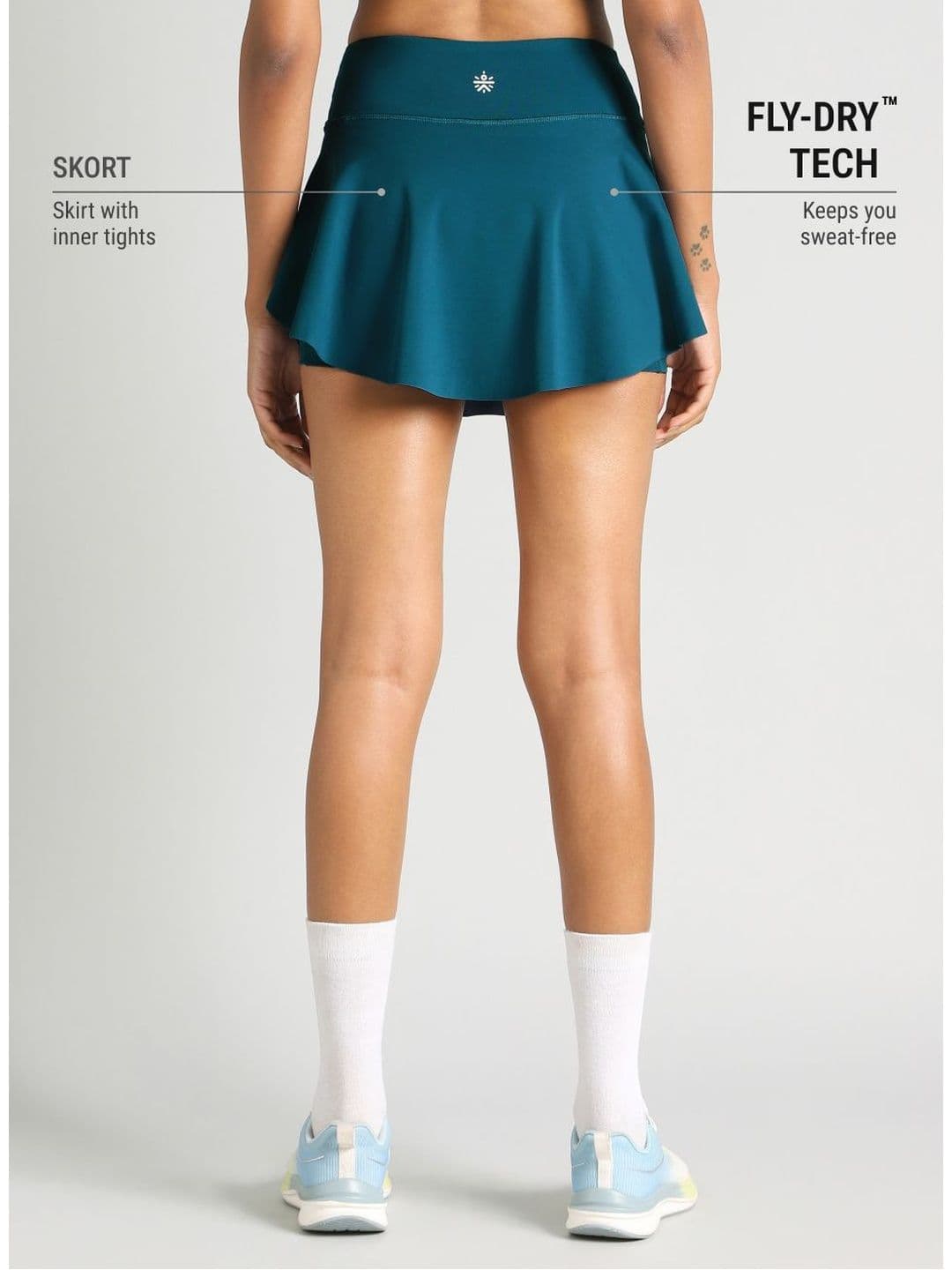 CULT Women's Blue True Performance Sculpted COMFlex Skorts thumbnail 3
