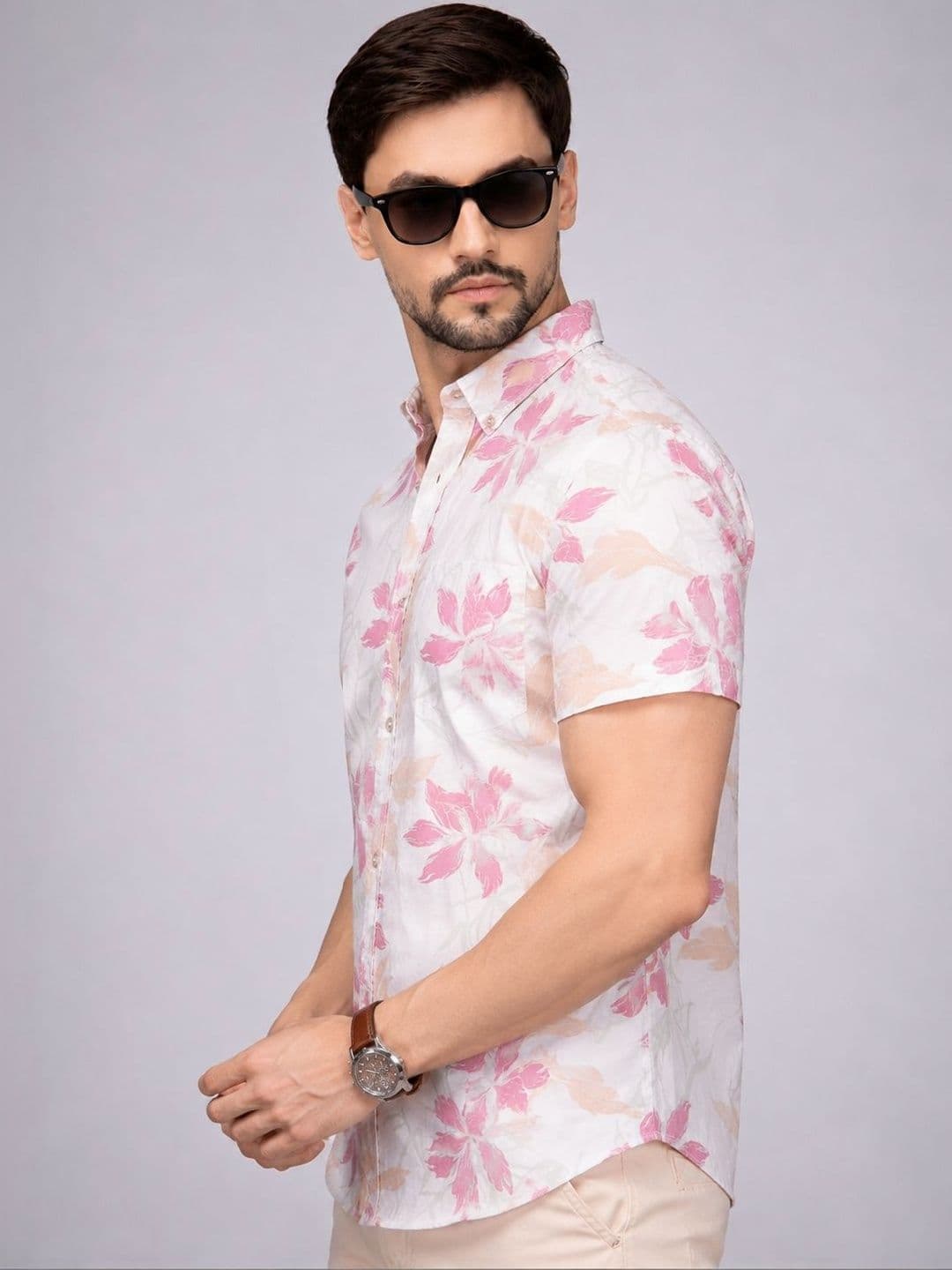 HERE&NOW Men Comfort Floral Printed Casual Shirt - view 1