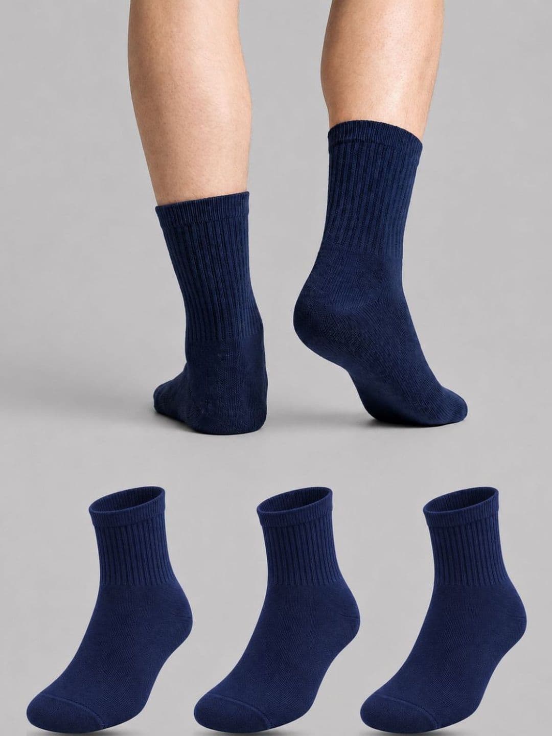 Sockscarving Men Pack of 3 Cotton Above Ankle Socks - view 1