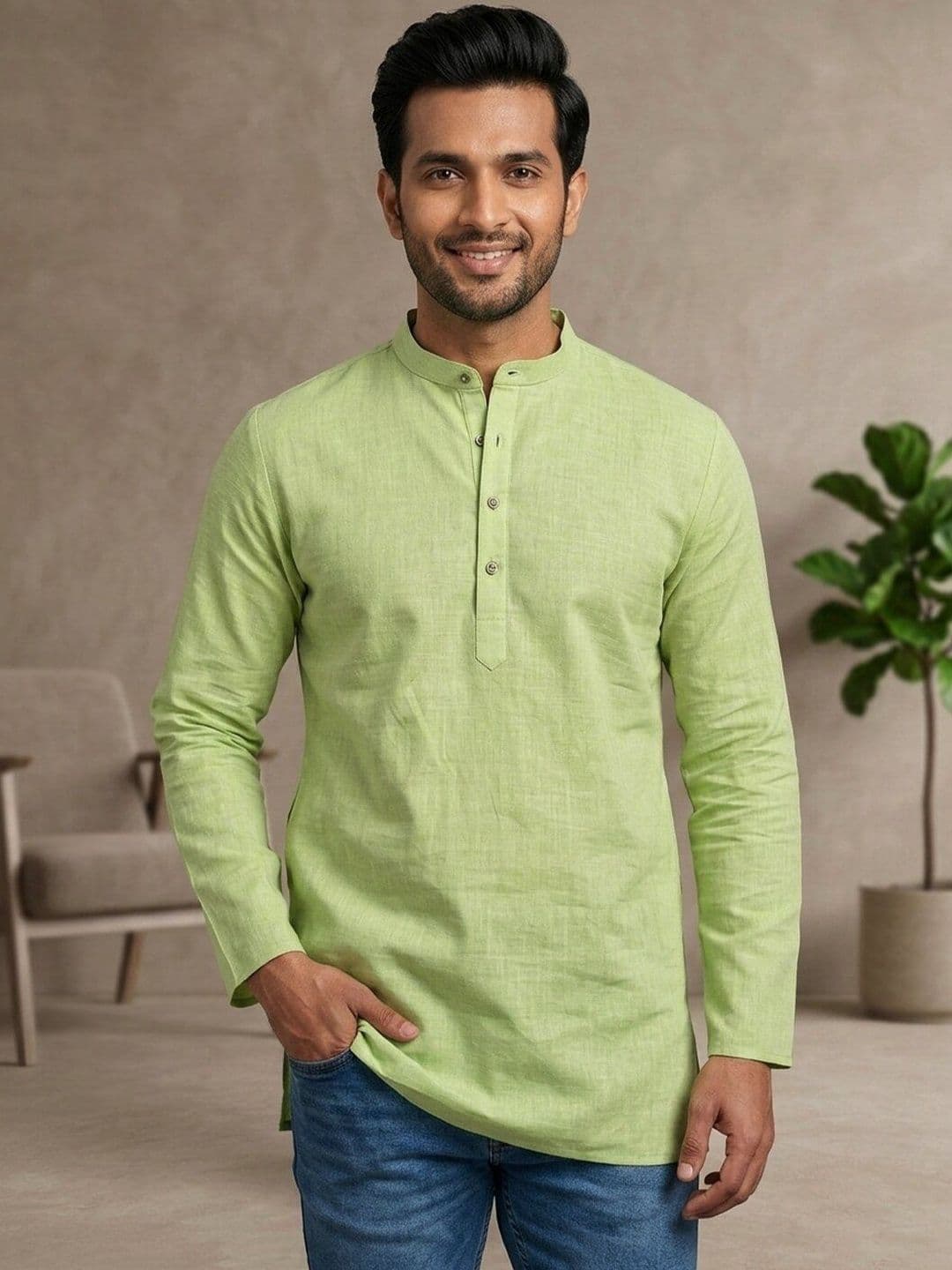 DEVOILER Men Kurta thumbnail 2