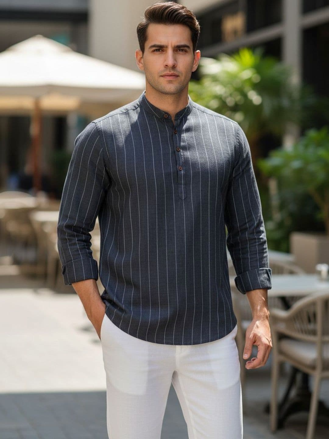 RICH STAG Men Printed Kurta - view 1