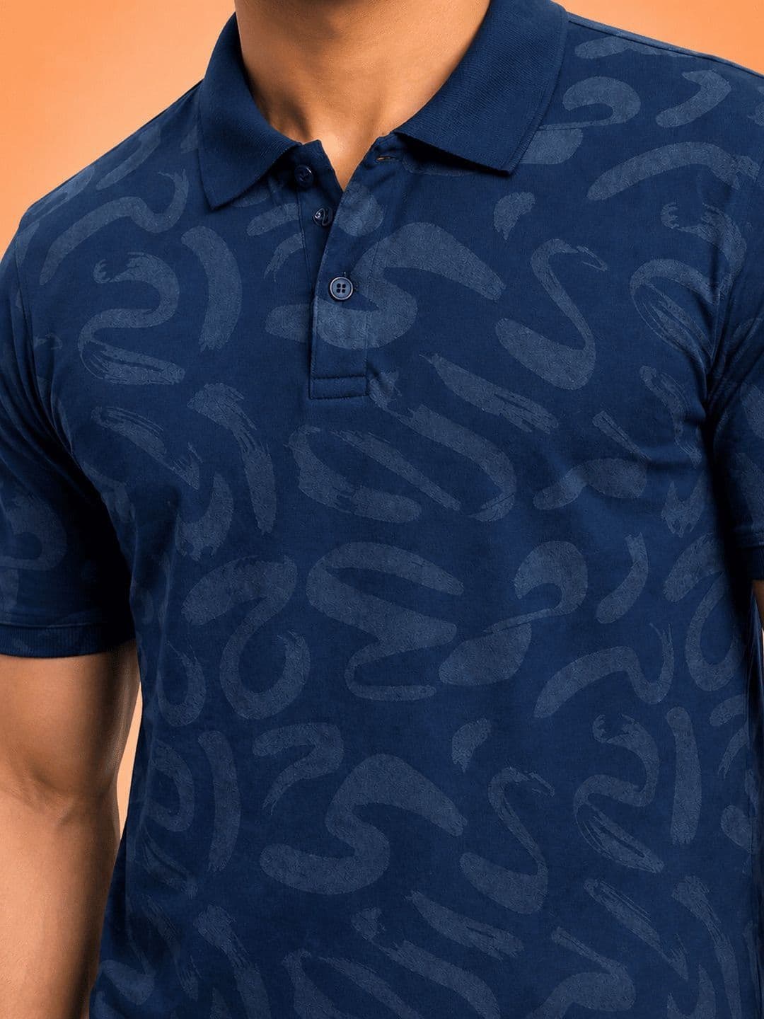 HERE&NOW Men Polo Collar T-shirt thumbnail 2