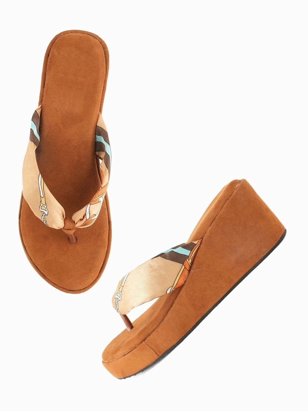 CORSICA Printed Wedge Sandals thumbnail 3