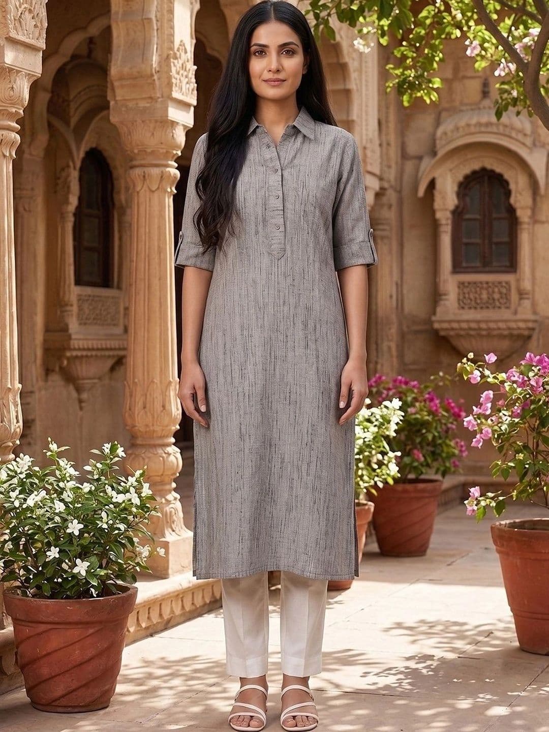KALINI Women Handloom Kurta - view 1