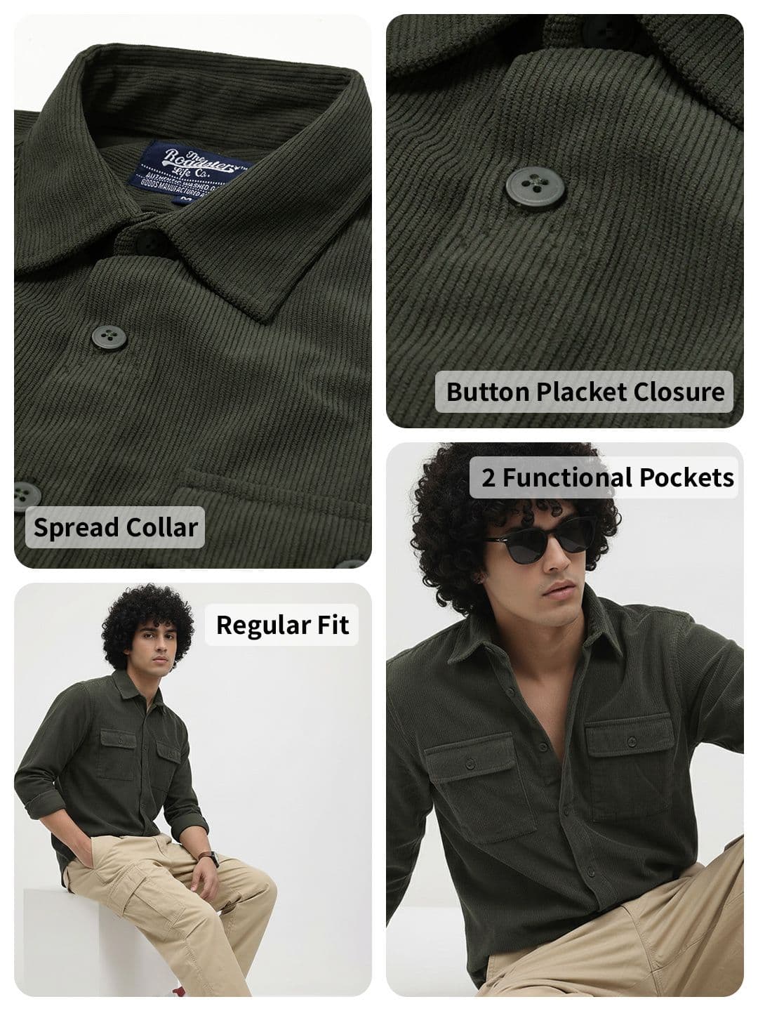 Roadster Life Co. Corduroy Shirt thumbnail 9