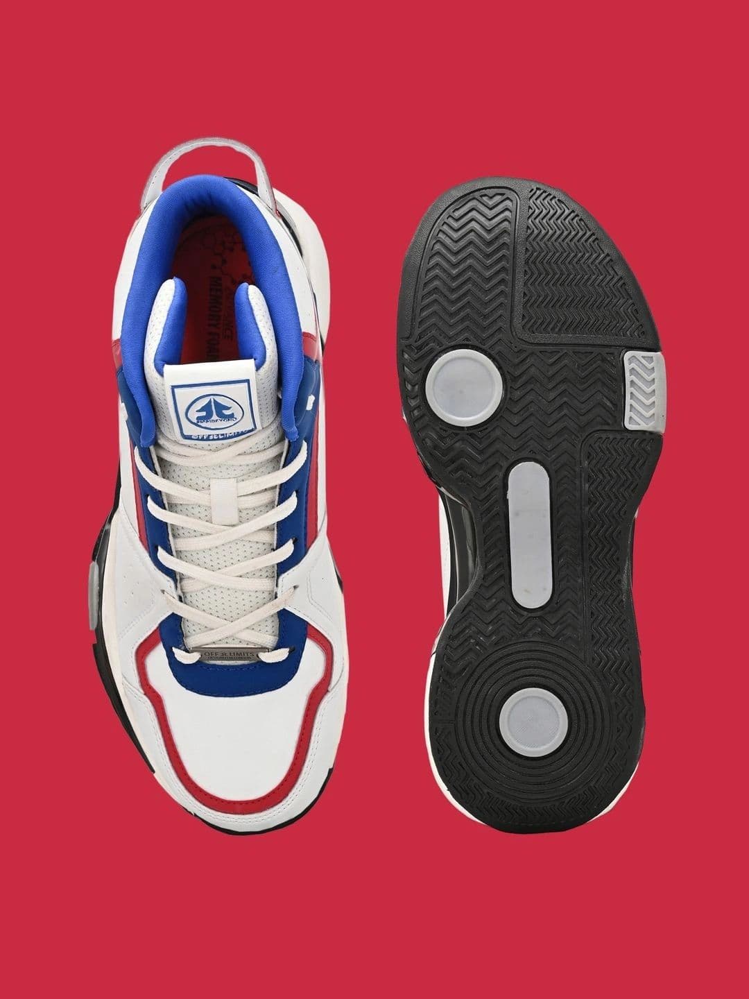 OFF LIMITS Baseline White Synthetic Basketball Shoes thumbnail 6