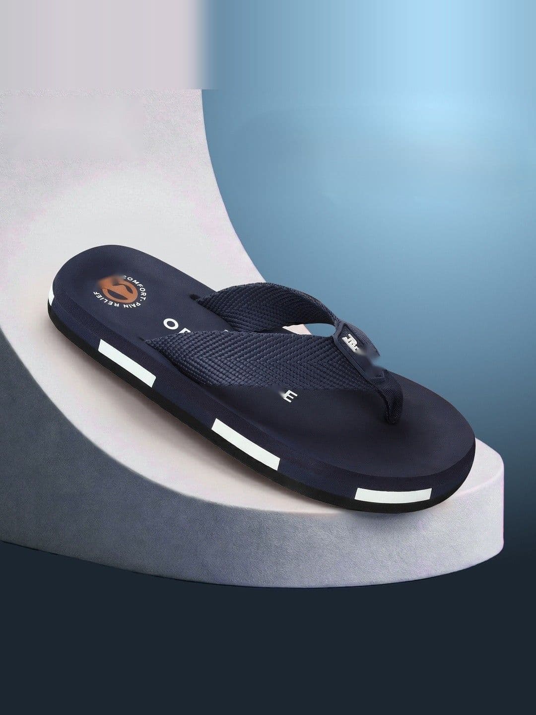 Paragon Men Colourblocked Thong Flip-Flops thumbnail 6
