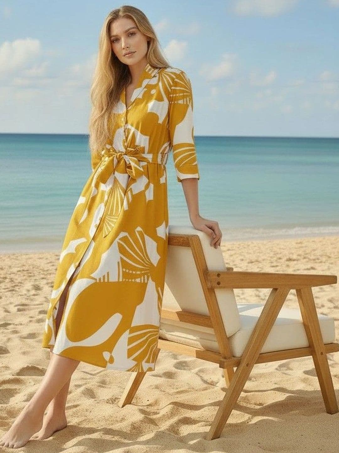 DMP FASHION Women Printed Khadi Handloom Kurta thumbnail 4