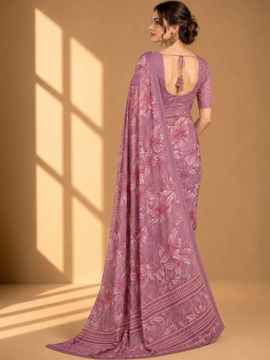 Tanuza Fashion Floral Saree thumbnail 6