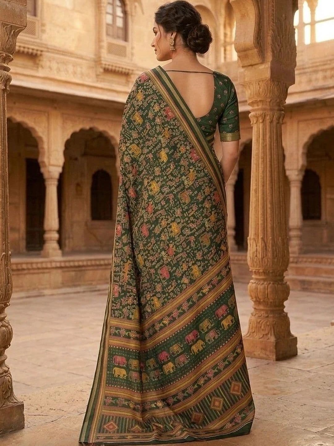 Textile Mantra Art Silk Saree thumbnail 3