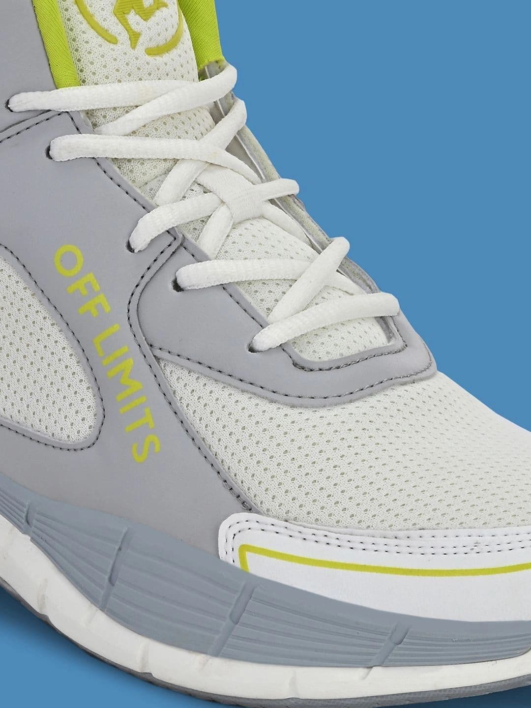 OFF LIMITS Men White Mesh Basket Ball Sneaker Shoes thumbnail 5