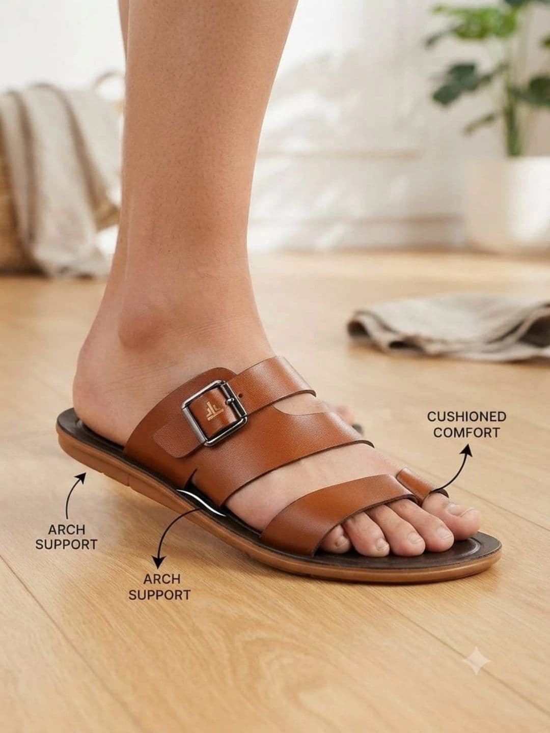 Trump Men PU Comfort Sandals thumbnail 4