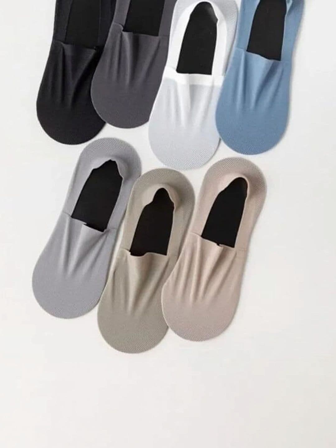 Ecomgedz Men Pack of 7 Cotton Shoe Liners Socks - view 1