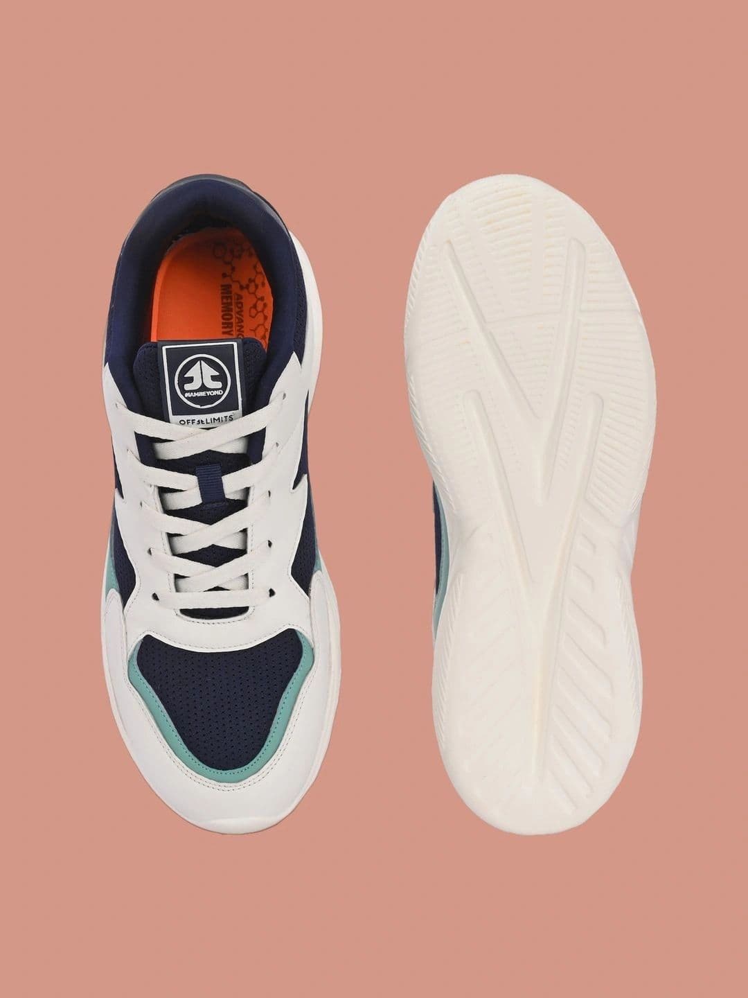 OFF LIMITS Orm Navy Blue Mesh Running Shoes thumbnail 7