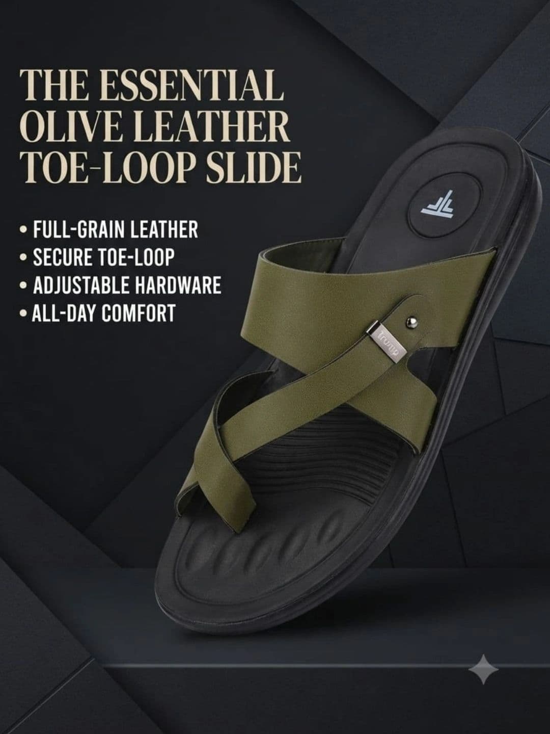 Trump Men PU Comfort Sandals thumbnail 3