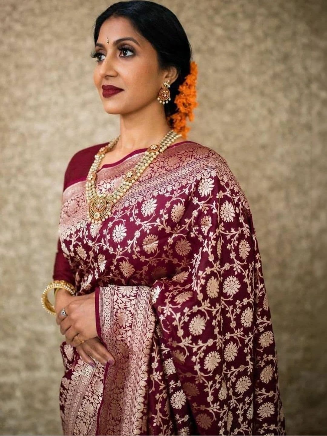 revika Woven Design Zari Art Silk Designer Kanjeevaram Saree - view 1
