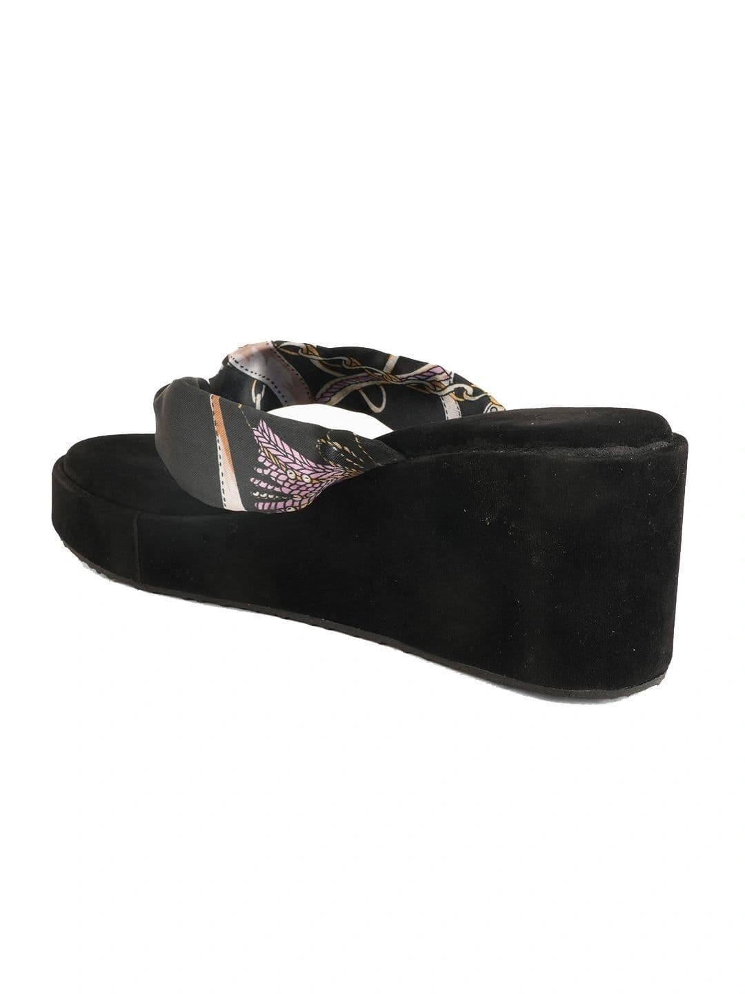 CORSICA Printed Wedge Sandals thumbnail 5