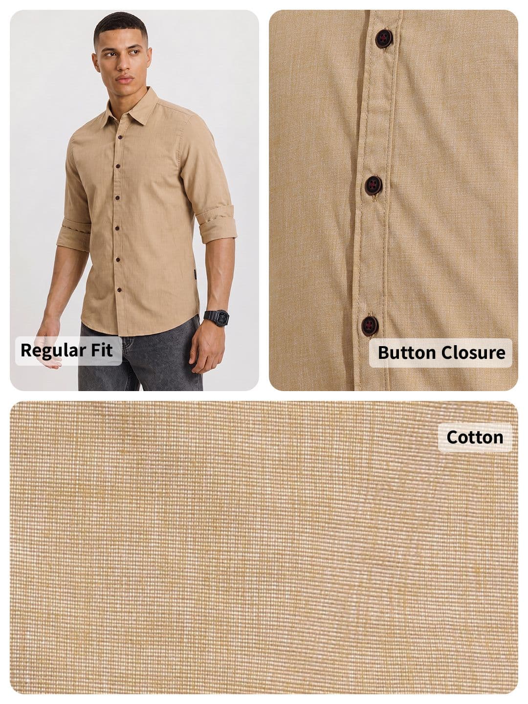 Roadster Life Co. Premium Textured Shirt thumbnail 3