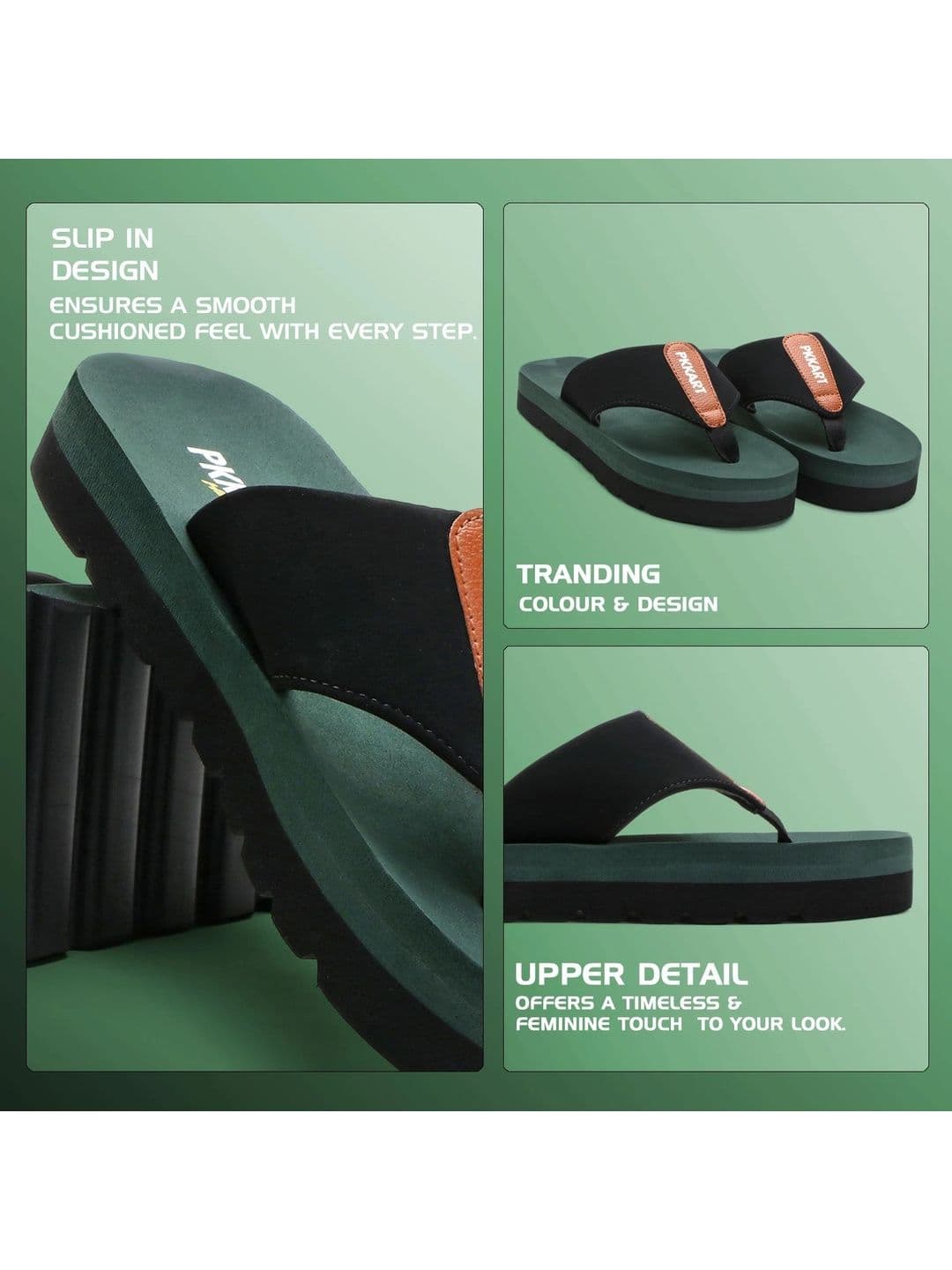PKKART Men Colourblocked Thong Flip-Flops thumbnail 3
