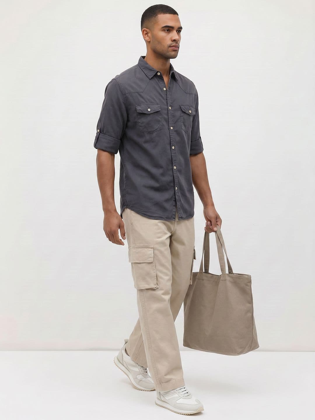 Roadster Life Co.Garment Washed Casual Shirt thumbnail 4