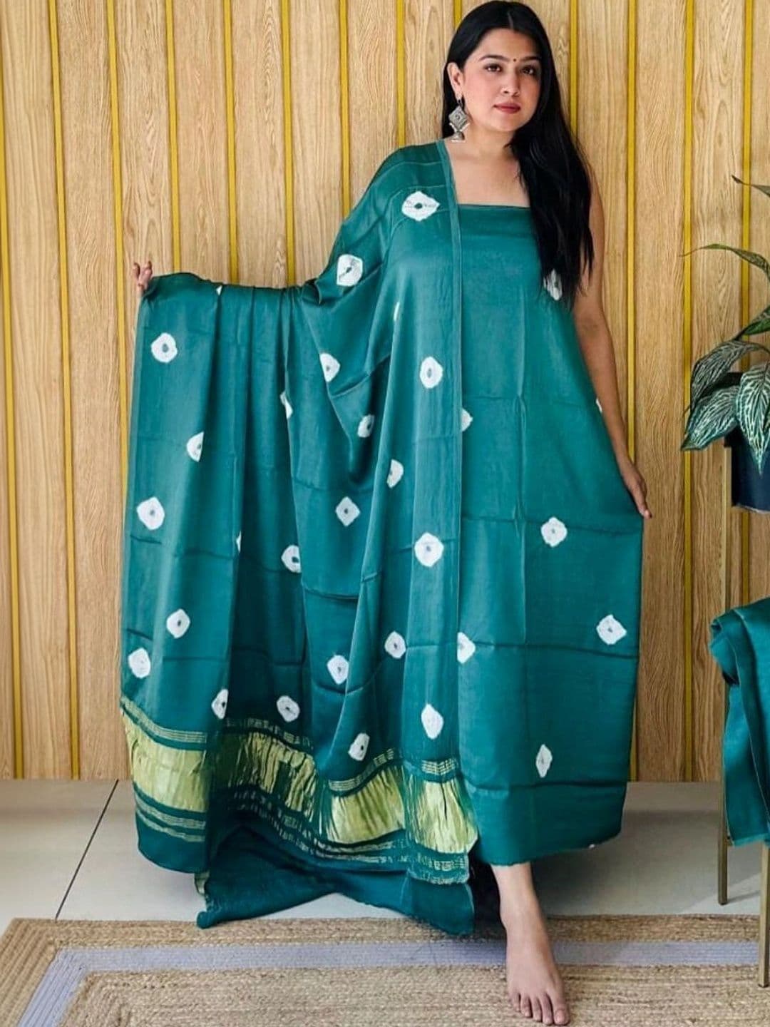 FABLIC Dyed Unstitched Dress Material - view 1