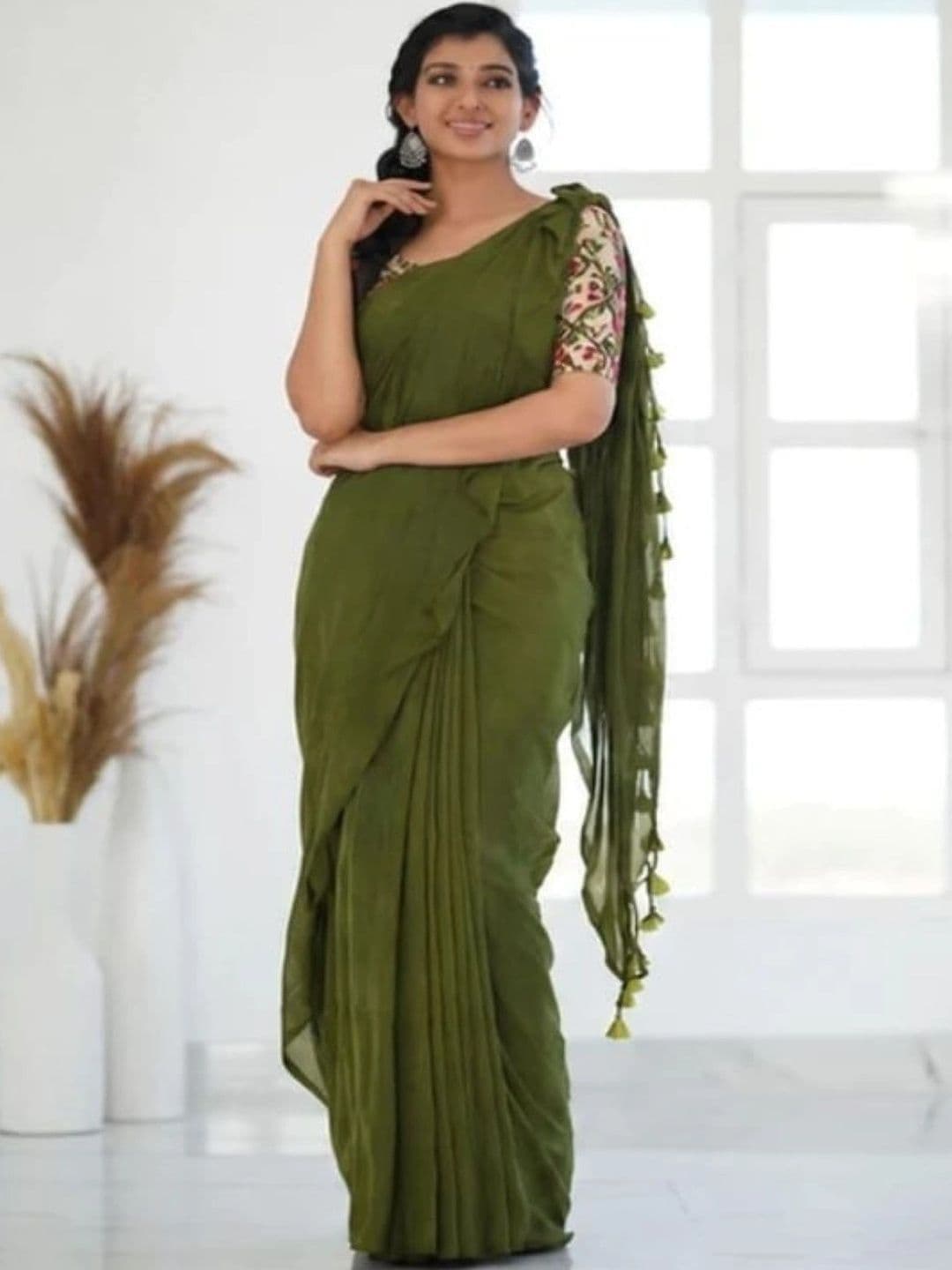 Devmora Pure Cotton Saree thumbnail 4