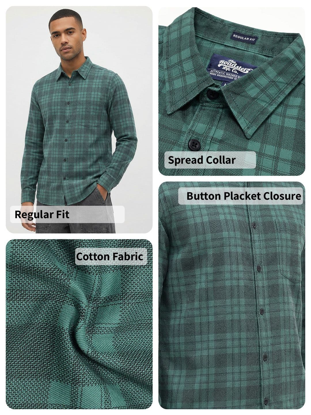 Roadster Life Co. Textured Weave Checked Shirt thumbnail 3