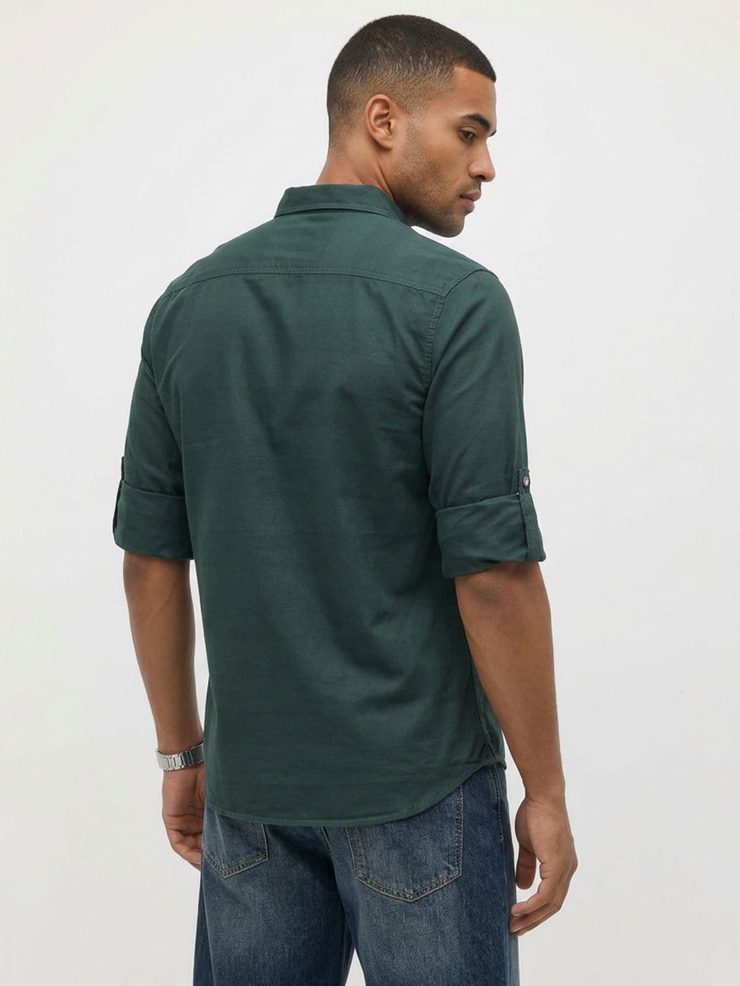 Roadster Life Co. Easy Drape Cotton Shirt thumbnail 5