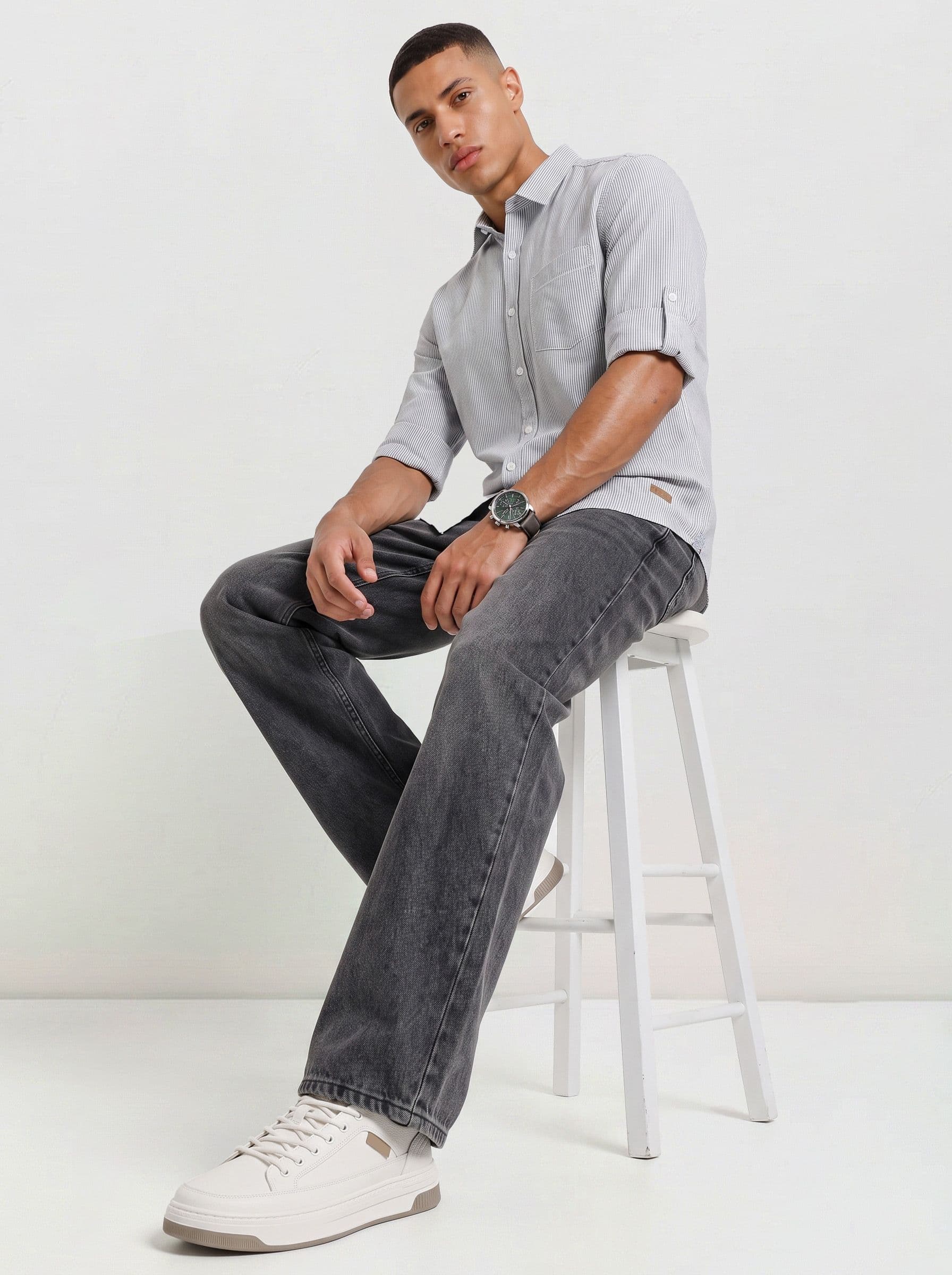 Roadster Life Co. Soft Touch Checked Casual Shirt thumbnail 5