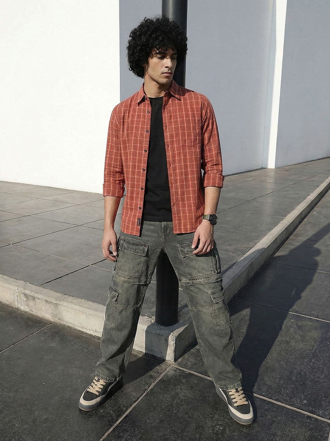 Roadster Life Co. Soft Touch Checked Casual Shirt thumbnail 3