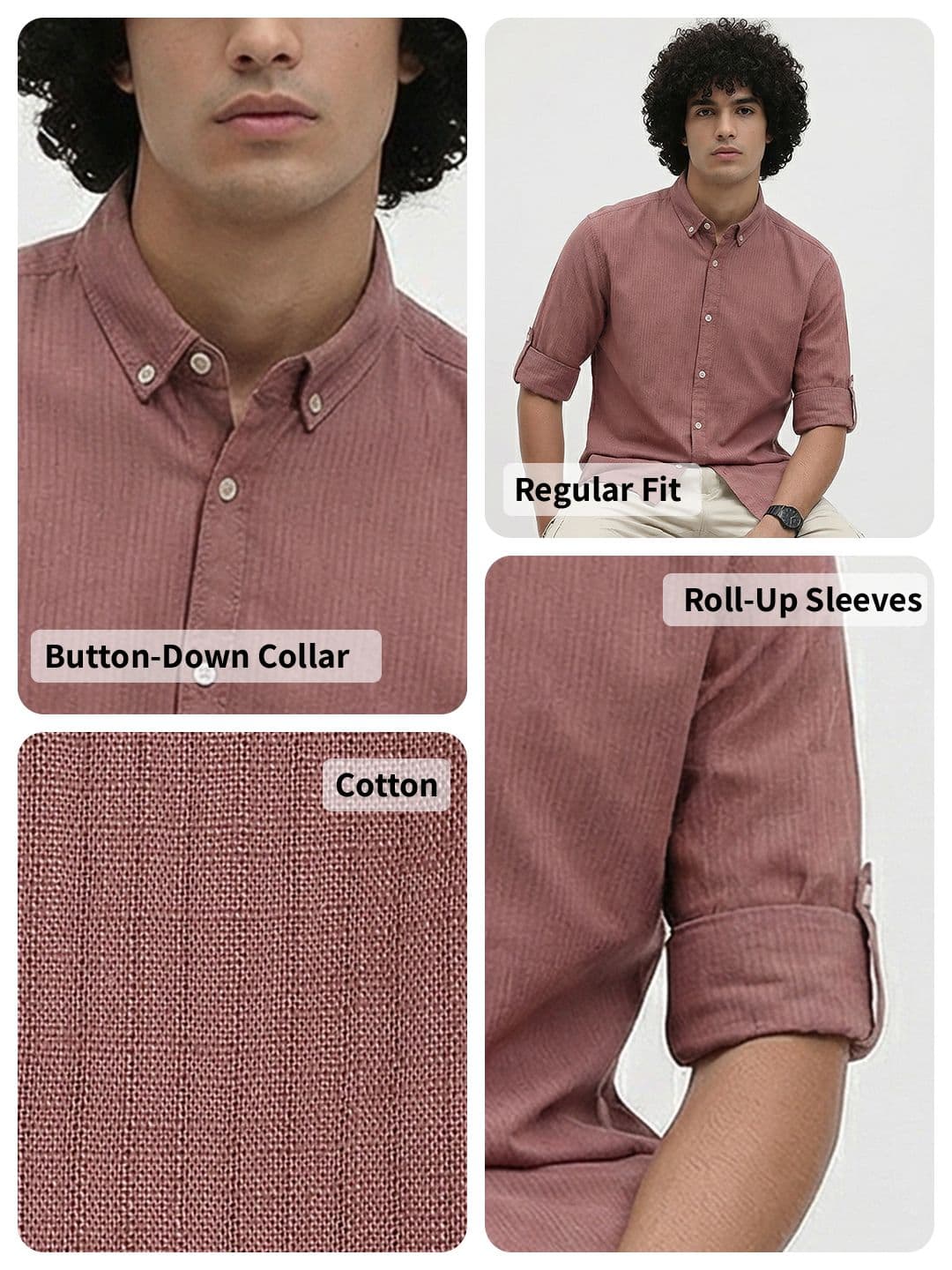 Roadster Life Co. Premium Textured Shirt thumbnail 6