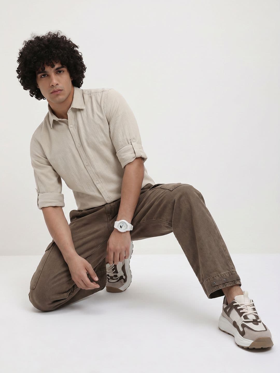 Roadster Life Co. Premium Textured Shirt thumbnail 3