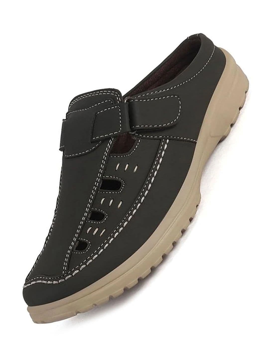 FAUSTO Men PU Shoe-Style Sandals - view 1