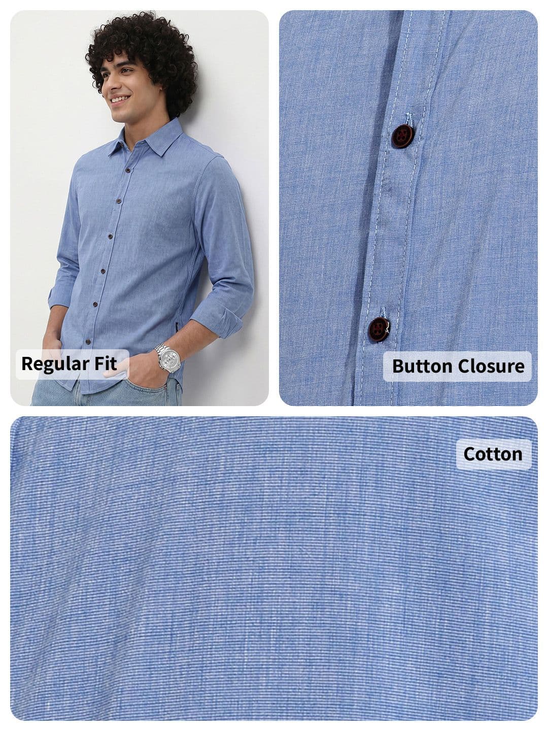 Roadster Life Co. Premium Textured Shirt thumbnail 4