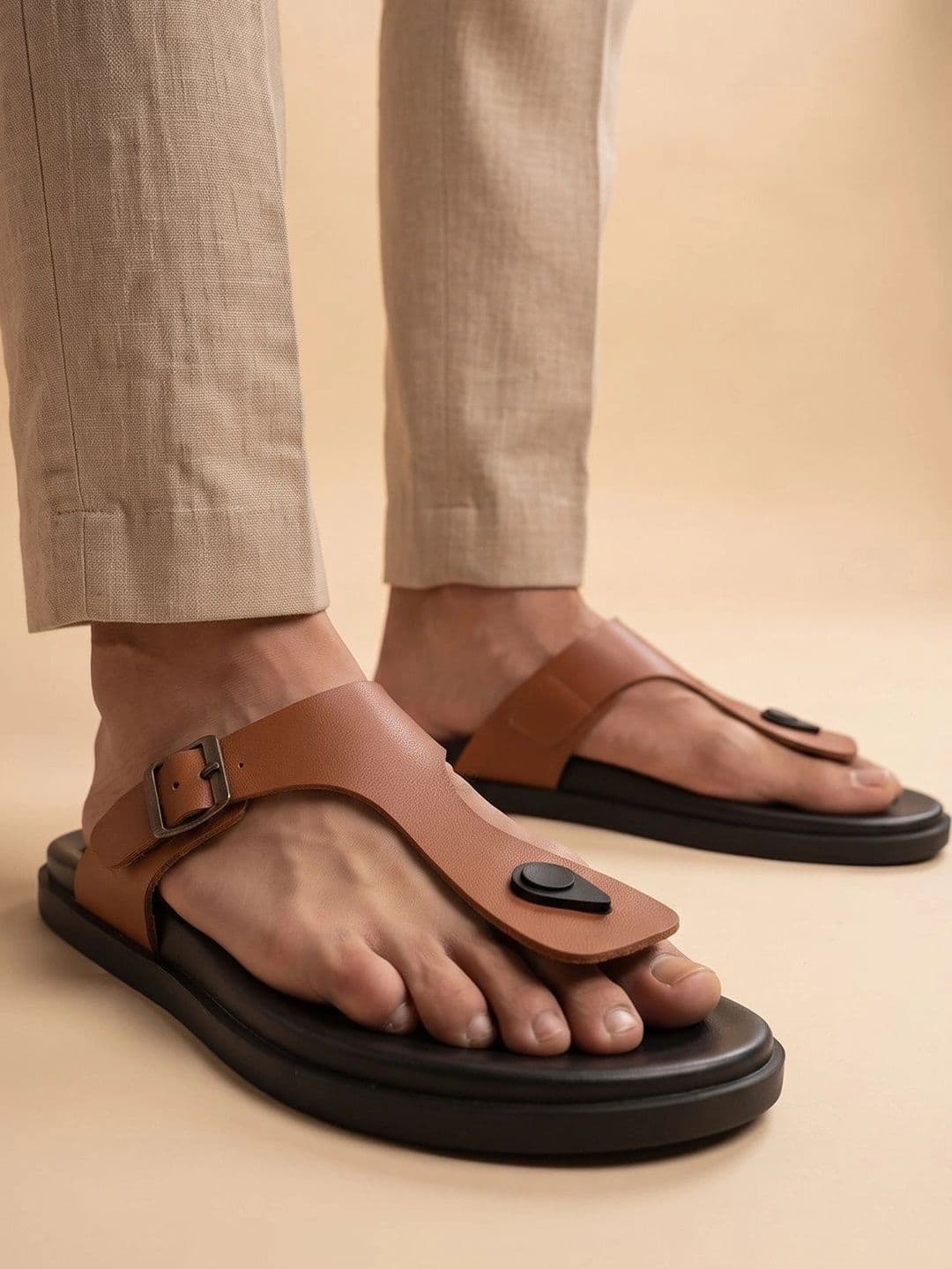 House of Pataudi Men Comfort Sandals thumbnail 7