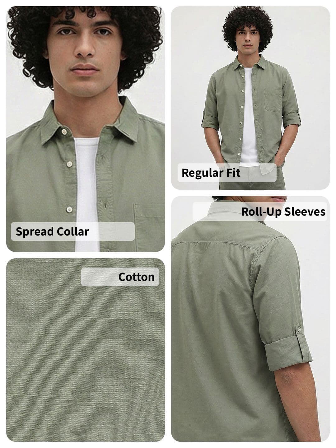 Roadster Life Co. Slub Textured Shirt thumbnail 5