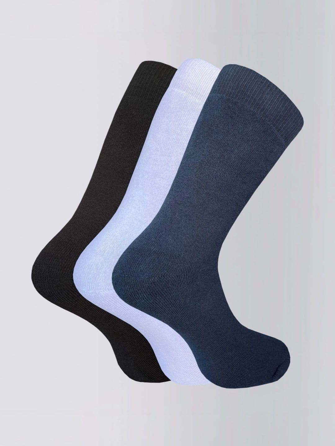 Moda Rapido Men Pack of 3 Cotton Blend Calf Length Socks - view 1